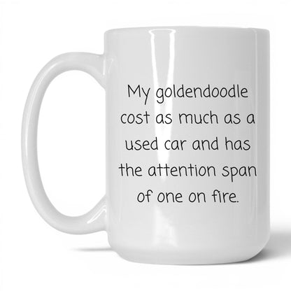 Goldendoodle Dog Mom Mug – 15oz White Mug
