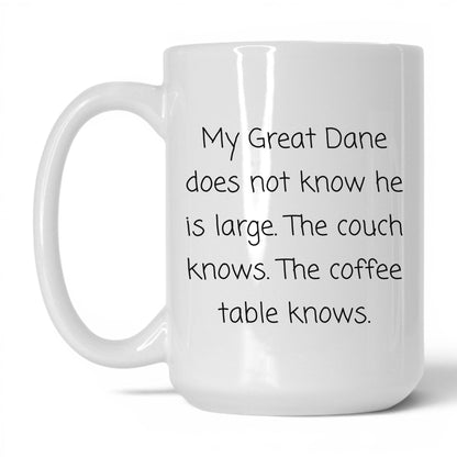 Great Dane Dog Mom Mug – 15oz White Mug