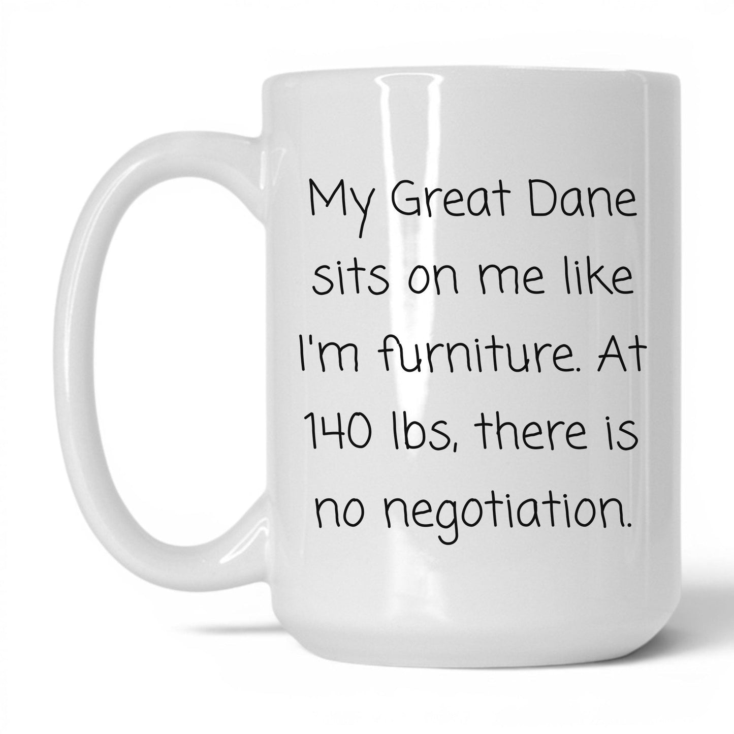 Sassy Great Dane Mug – 15oz White Mug