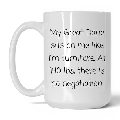 Sassy Great Dane Mug – 15oz White Mug