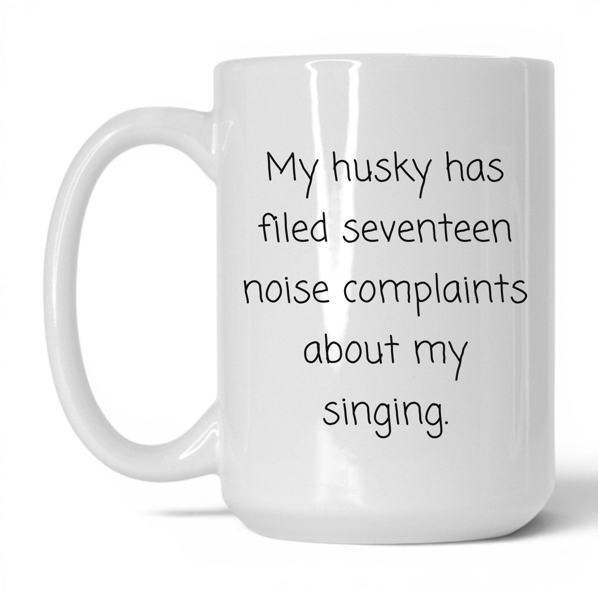 Husky Dog Mom Mug – 15oz White Mug