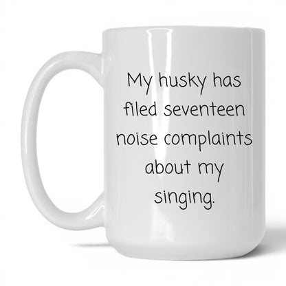 Husky Dog Mom Mug – 15oz White Mug