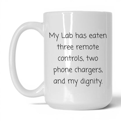 Labrador Dog Mom Mug – 15oz White Mug