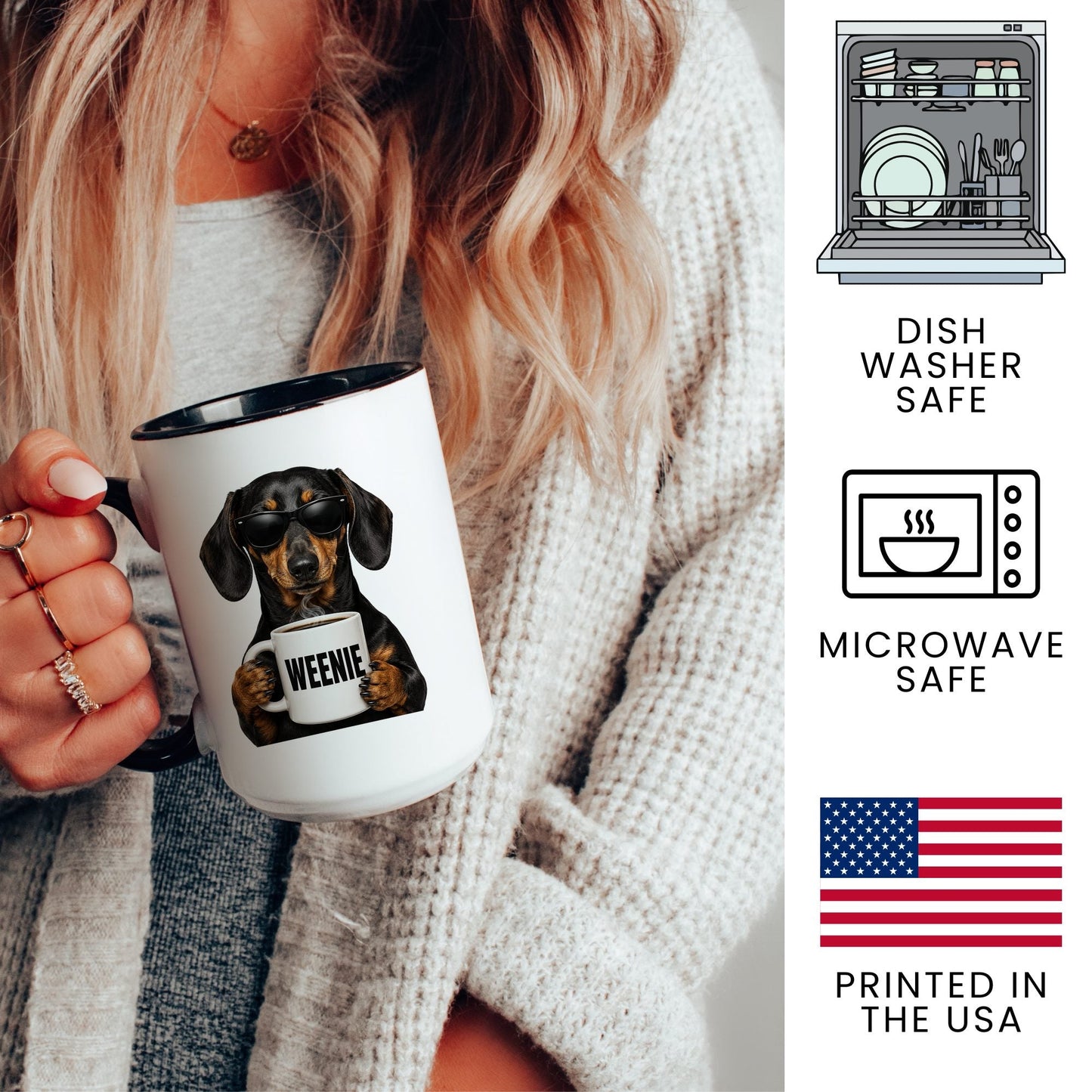 Dachshund Weenie coffee mug — 3 key points