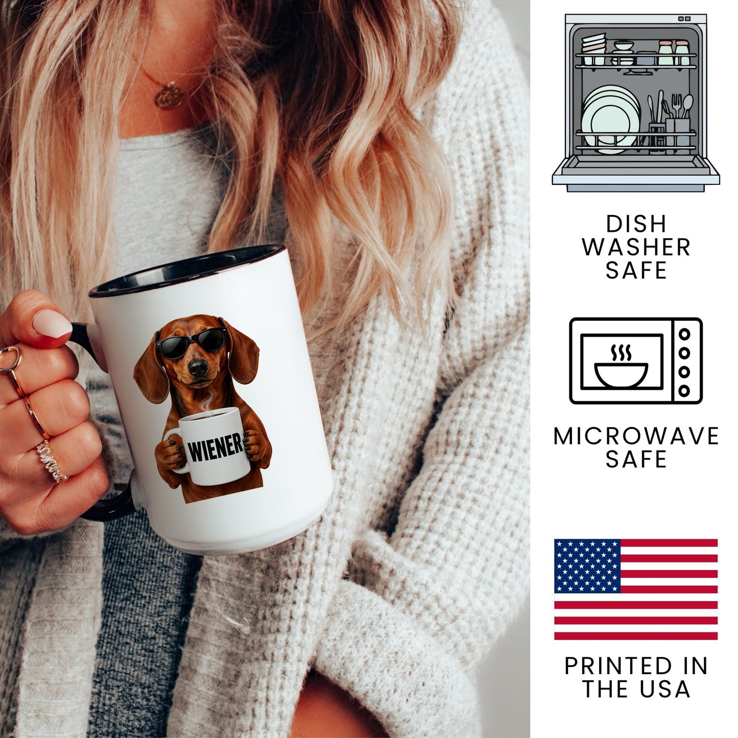 Dachshund Wiener coffee mug — 3 key points