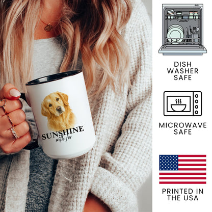 Sunshine with Fur coffee mug — 3 key points