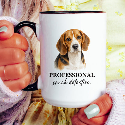 Professional Snack Detective coffee mug — model