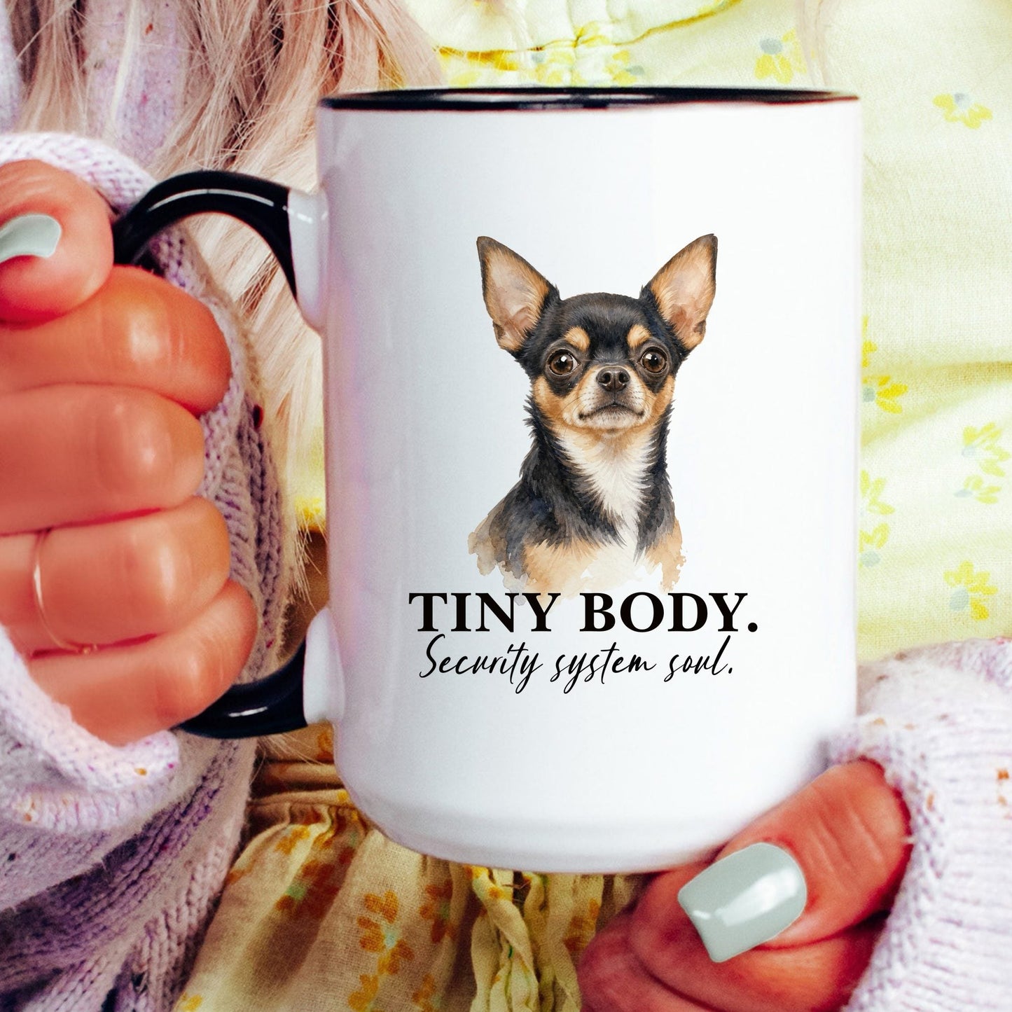 Tiny Body. Security System Soul coffee mug — model