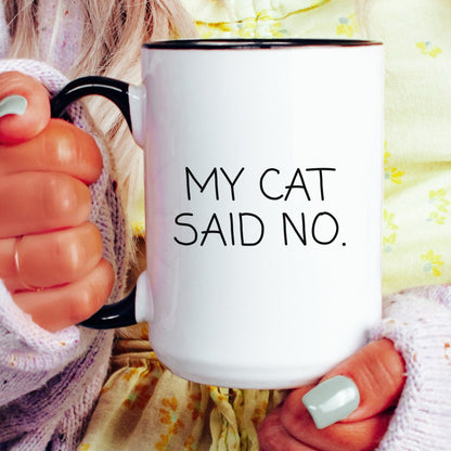 My Cat Said No Mug