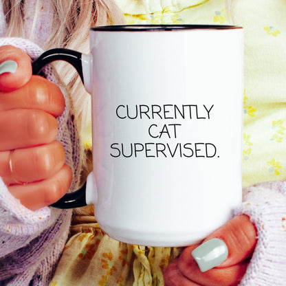 Currently Cat Supervised Mug