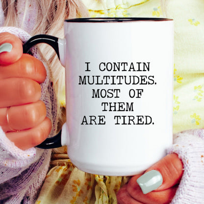 i contain multitudes coffee mug