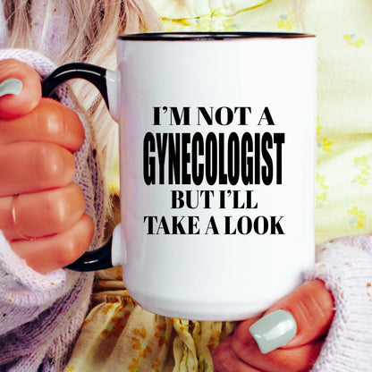 Funny gynecologist adult humor coffee mug lifestyle