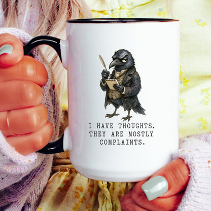 Lifestyle Photo #4 Mostly Complaints Crow Mug