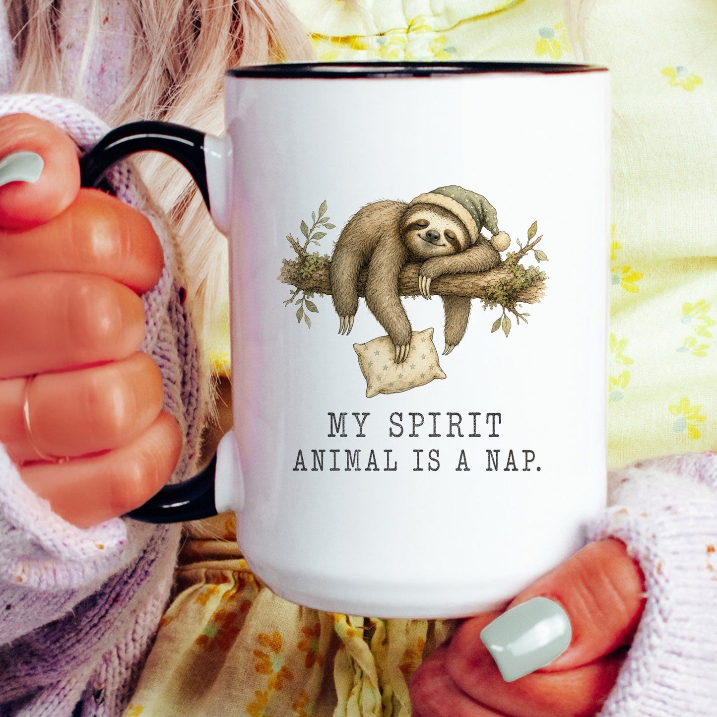 My Spirit Animal Is a Nap Sloth Mug