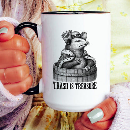 Trash Is Treasure Opossum Mug