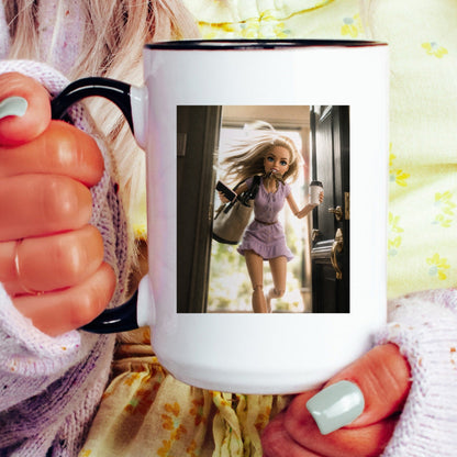 On My Way Doll Face Mug