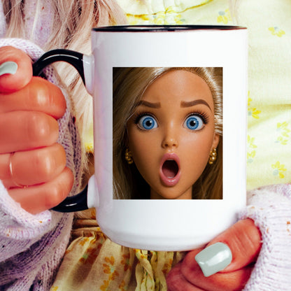 Offended Doll Face Mug