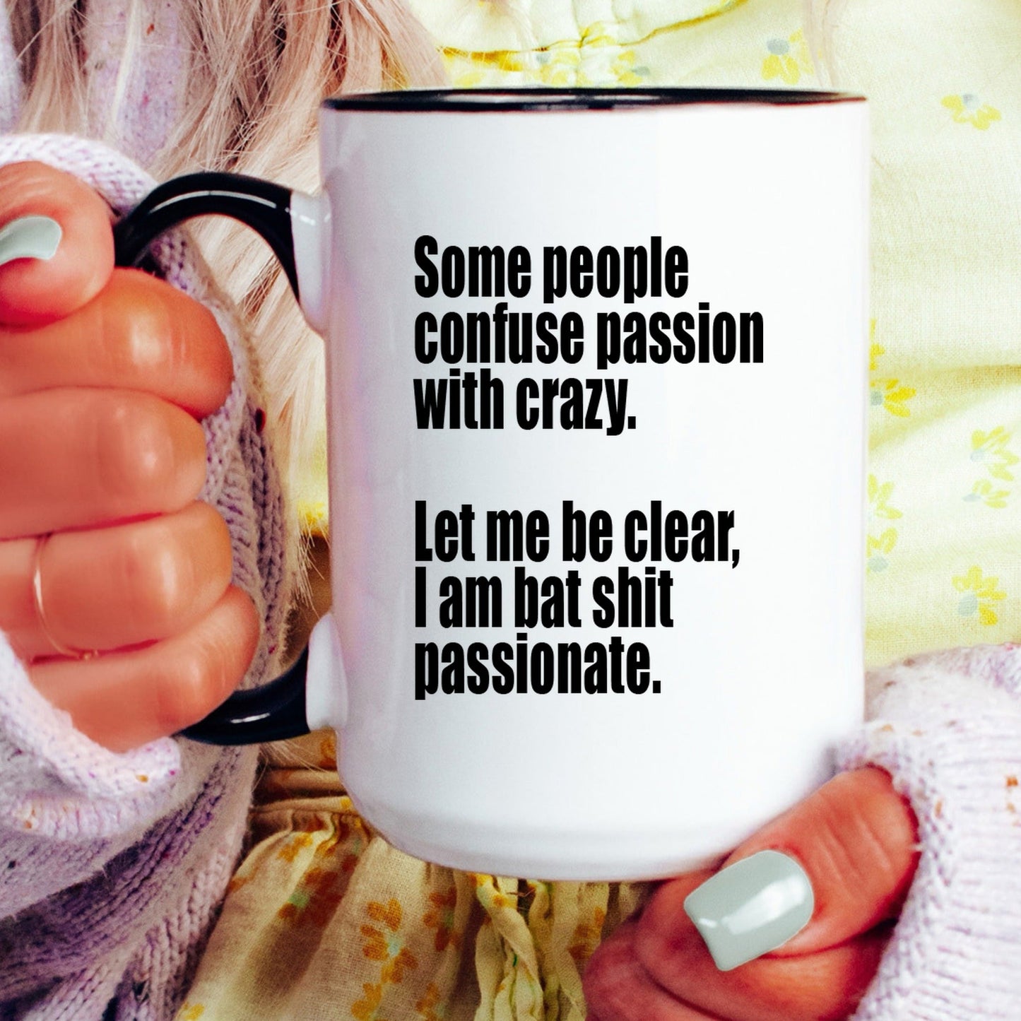 Funny coffee mug lifestyle