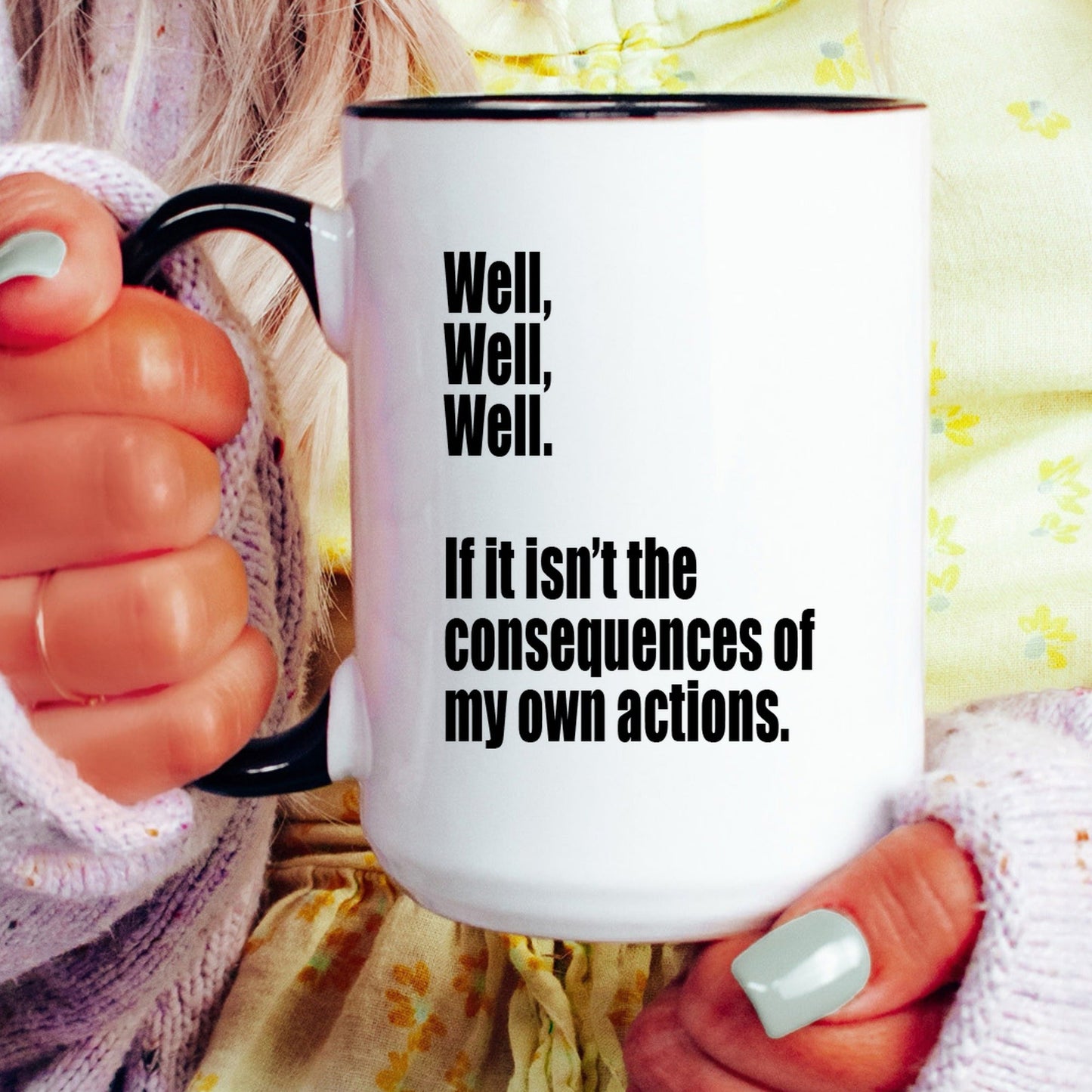 Funny coffee mug lifestyle