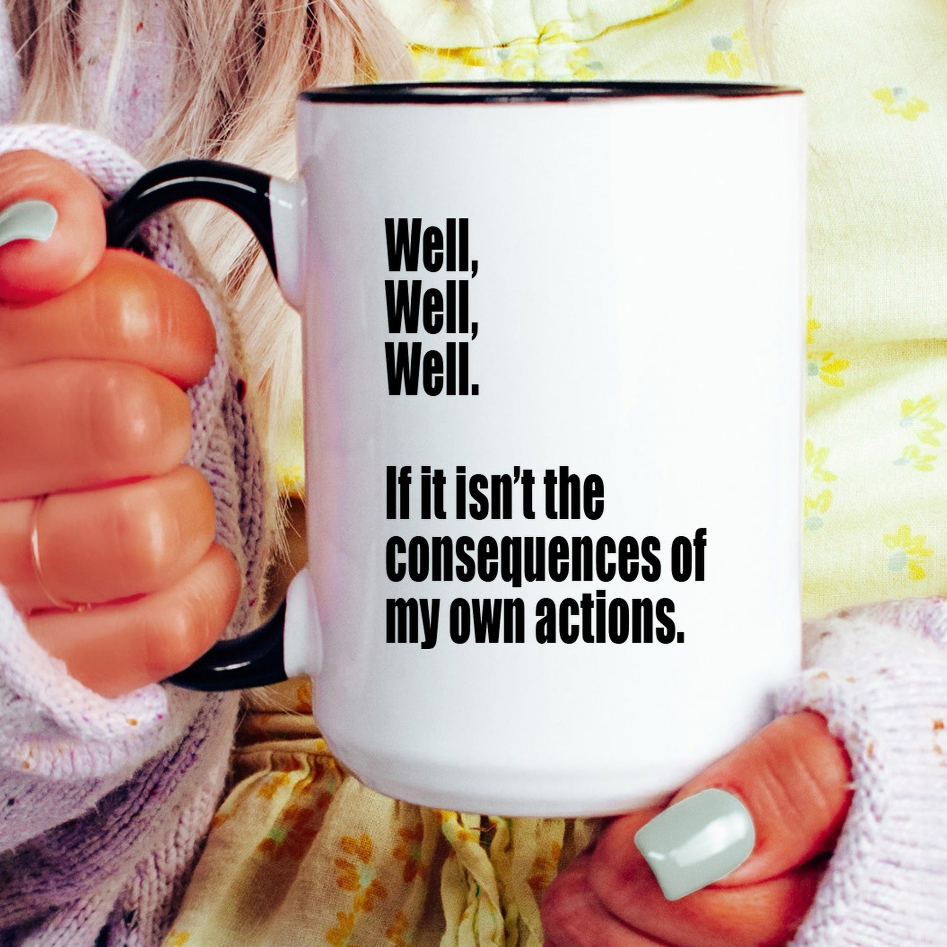 Funny coffee mug lifestyle