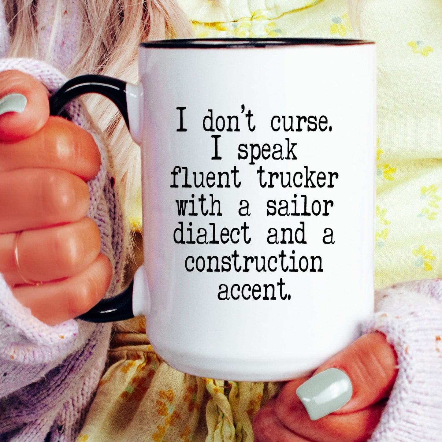 Funny coffee mug lifestyle