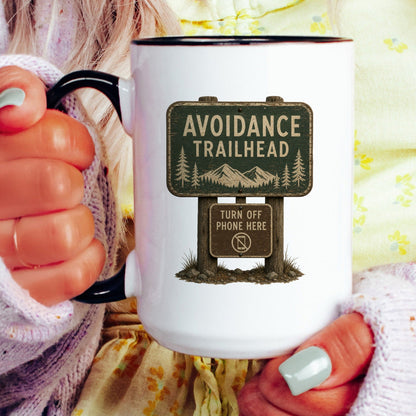 Avoidance Trailhead coffee mug