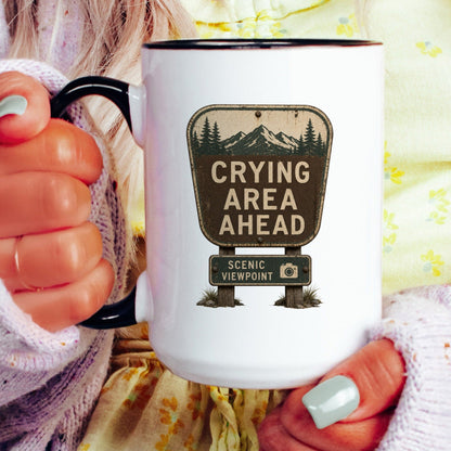 Lifestyle Photo #4 Crying Area Ahead Mug