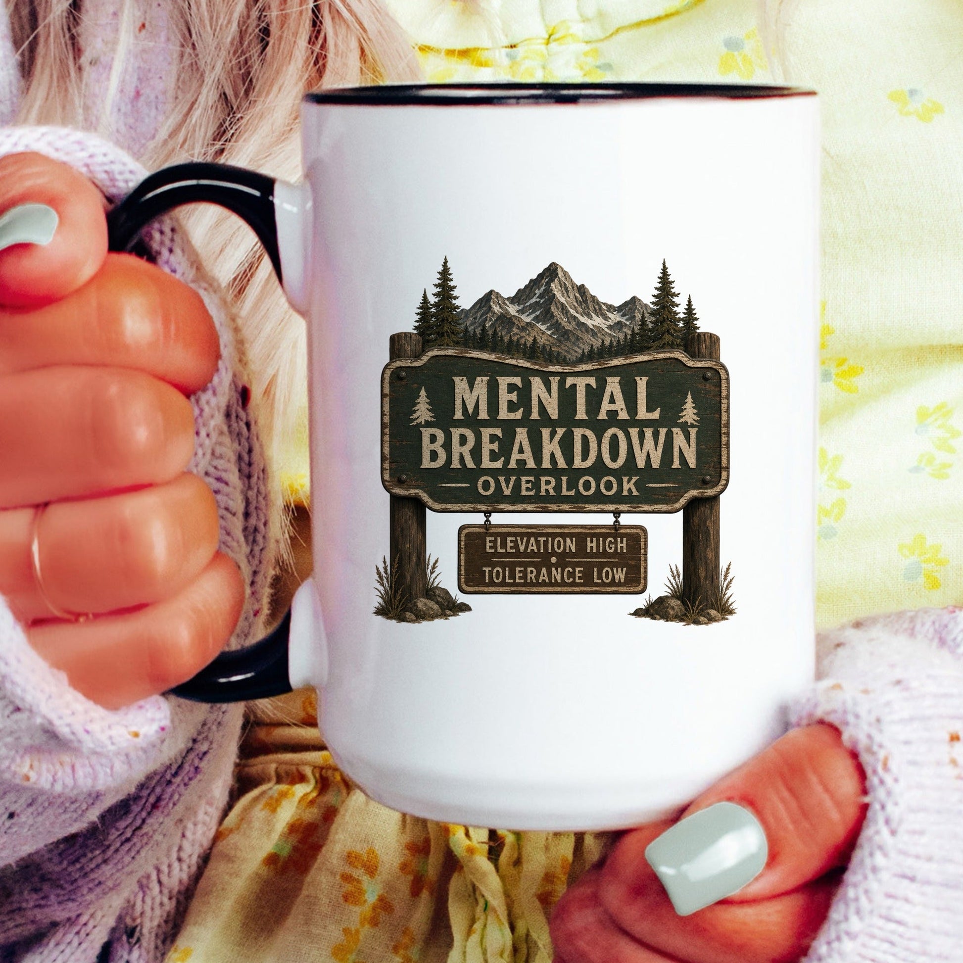 Lifestyle Photo #4 Mental Breakdown Overlook Mug