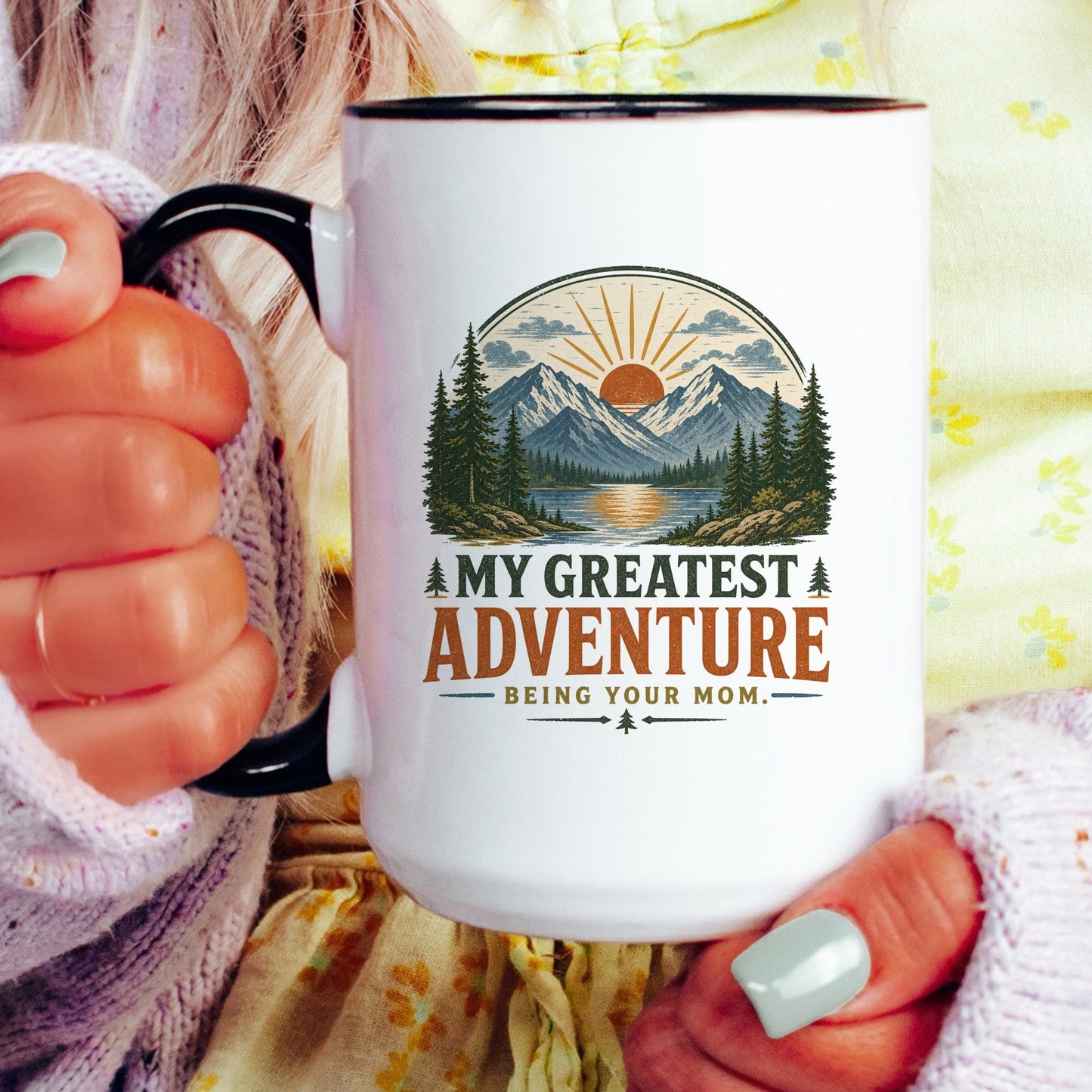 My Greatest Adventure Mom coffee mug scene 4