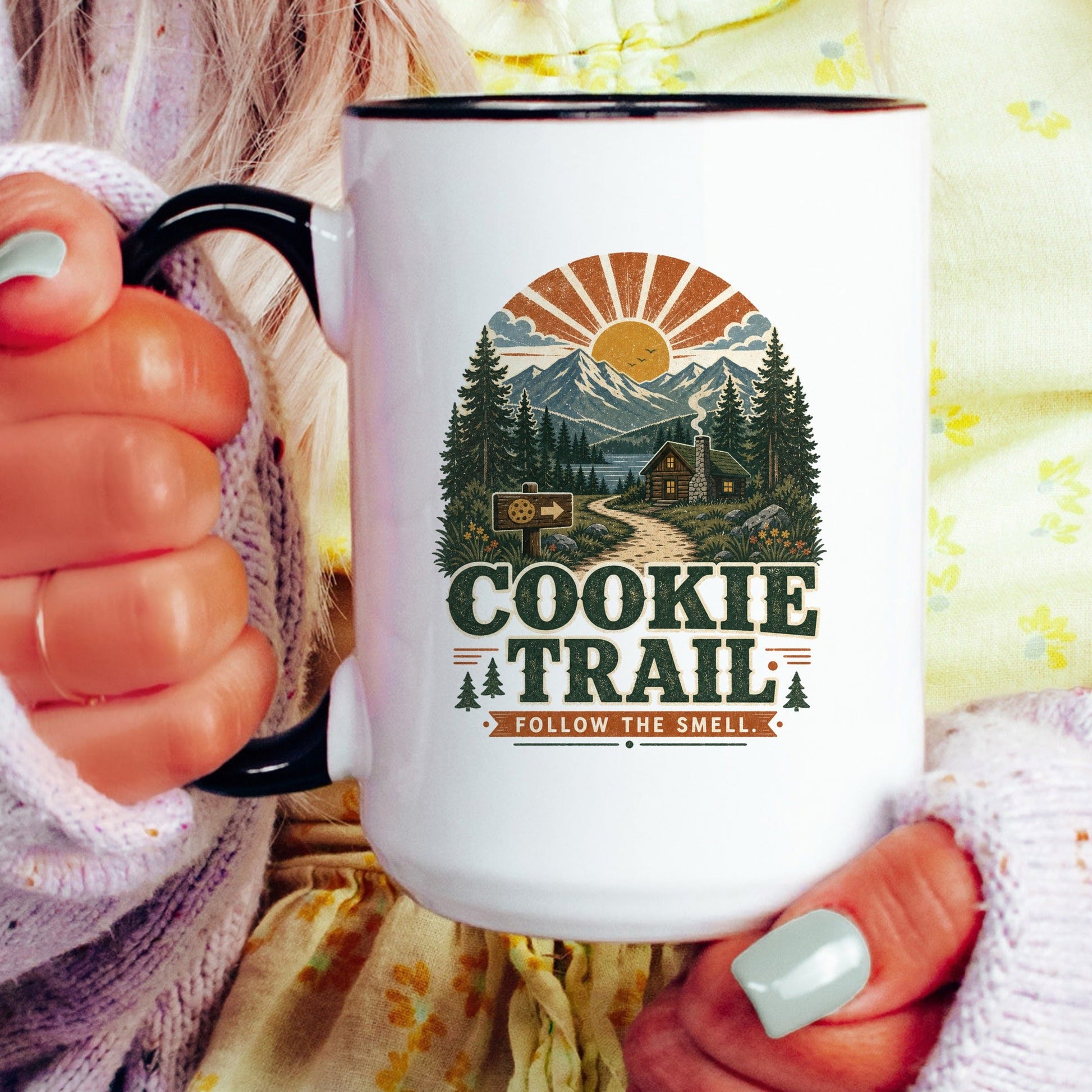 Cookie Trail coffee mug scene 4