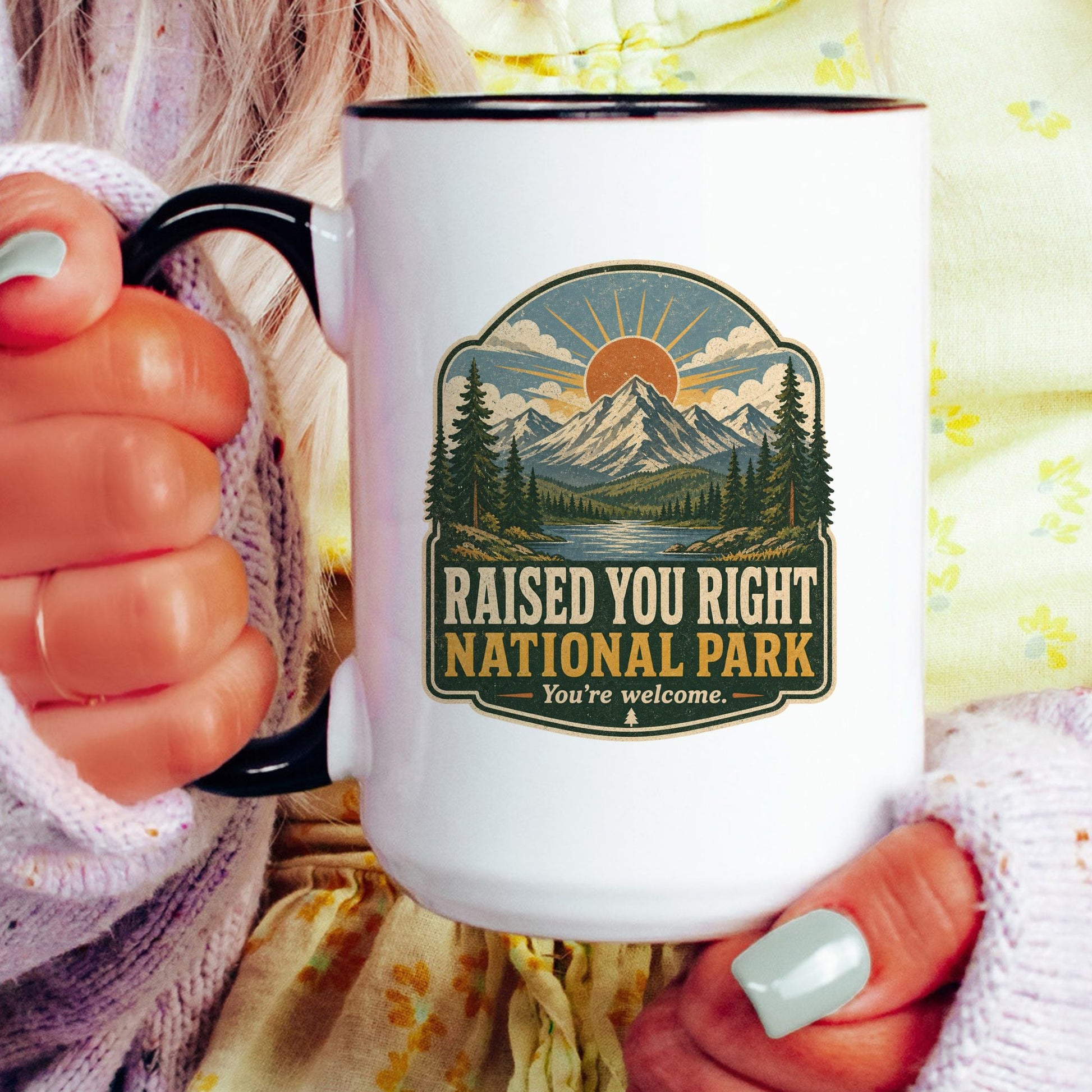 Lifestyle Photo #3 Raised You Right National Park Mug