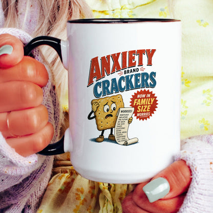 Anxiety Brand Crackers Mug - lifestyle photo