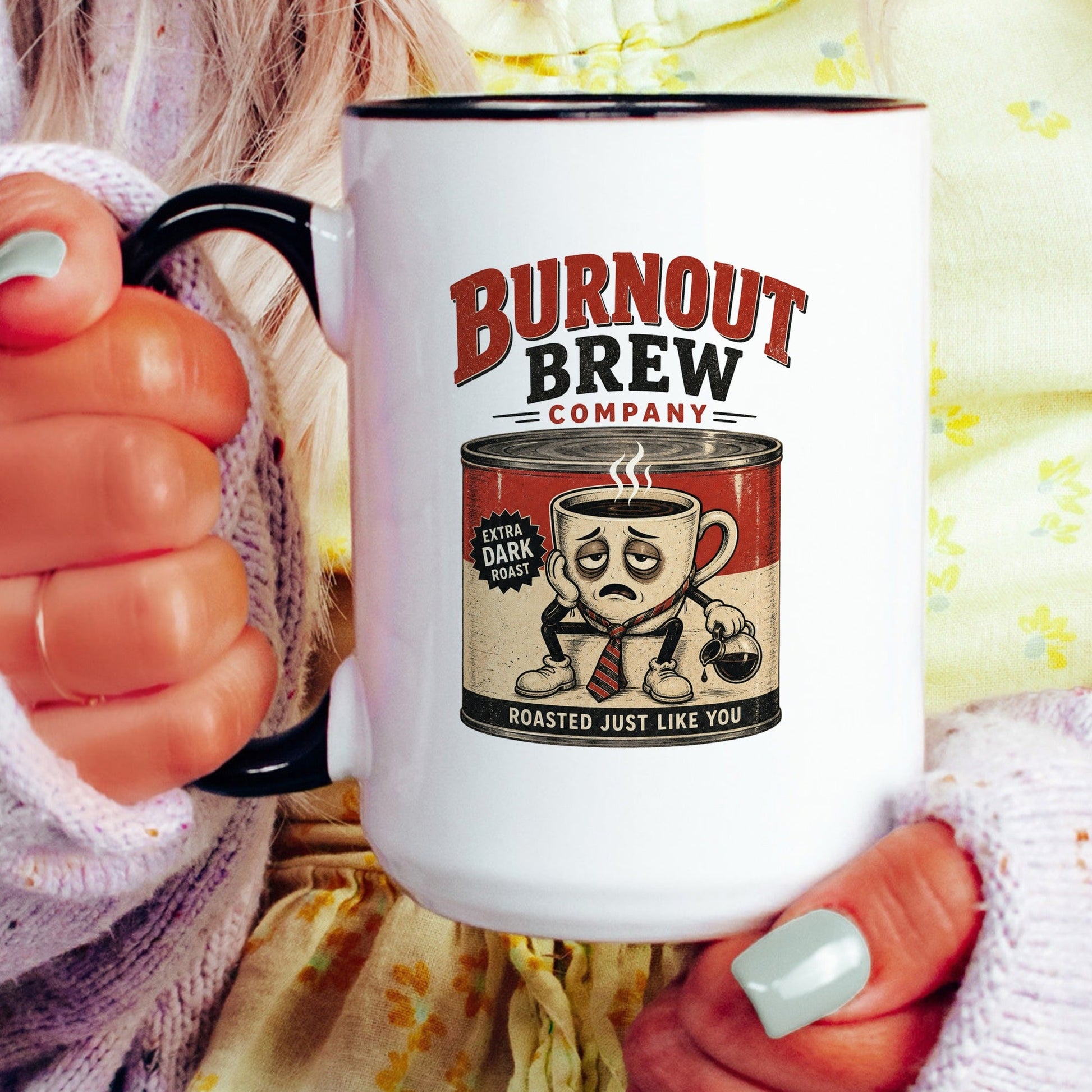 Burnout Brew Mug - lifestyle photo