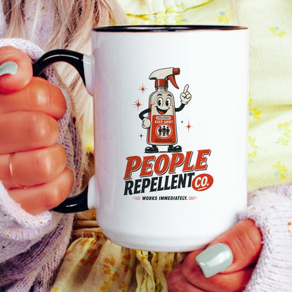 People Repellent Mug - lifestyle photo