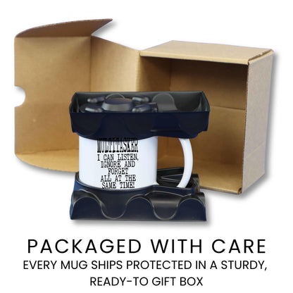 Funny multitasker coffee mug lifestyle