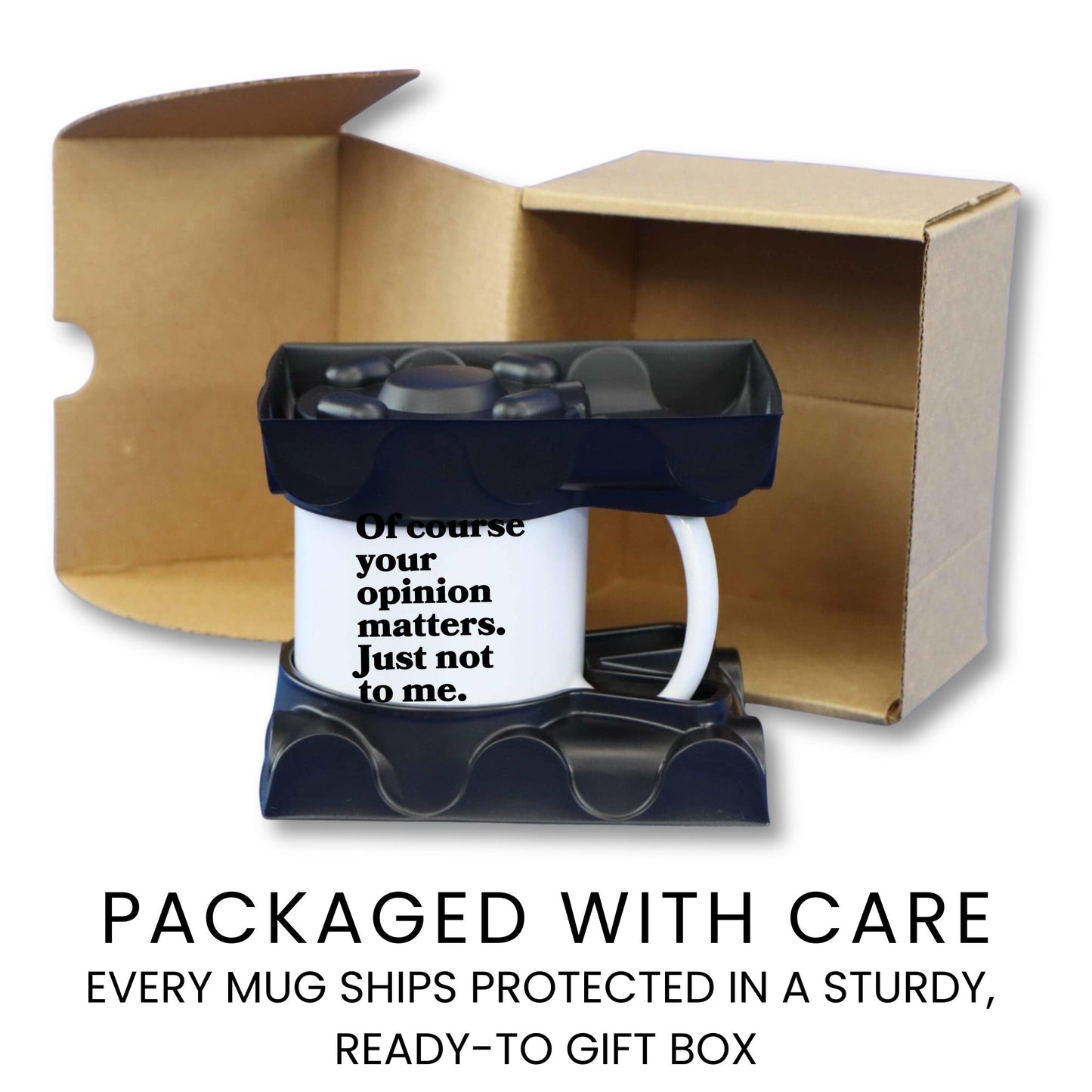 Funny opinion coffee mug lifestyle