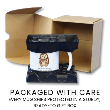 Lifestyle Photo #5 Soft But Unhinged Hedgehog Mug