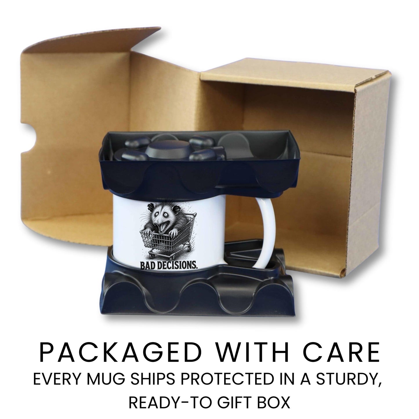 Bad Decisions Opossum Mug
