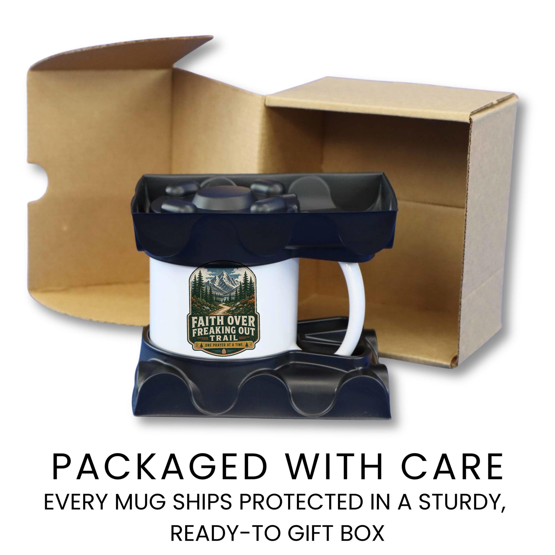 Lifestyle Photo #5 Faith Over Freaking Out Trail Mug