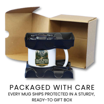 Lifestyle Photo #5 Faith Over Freaking Out Trail Mug