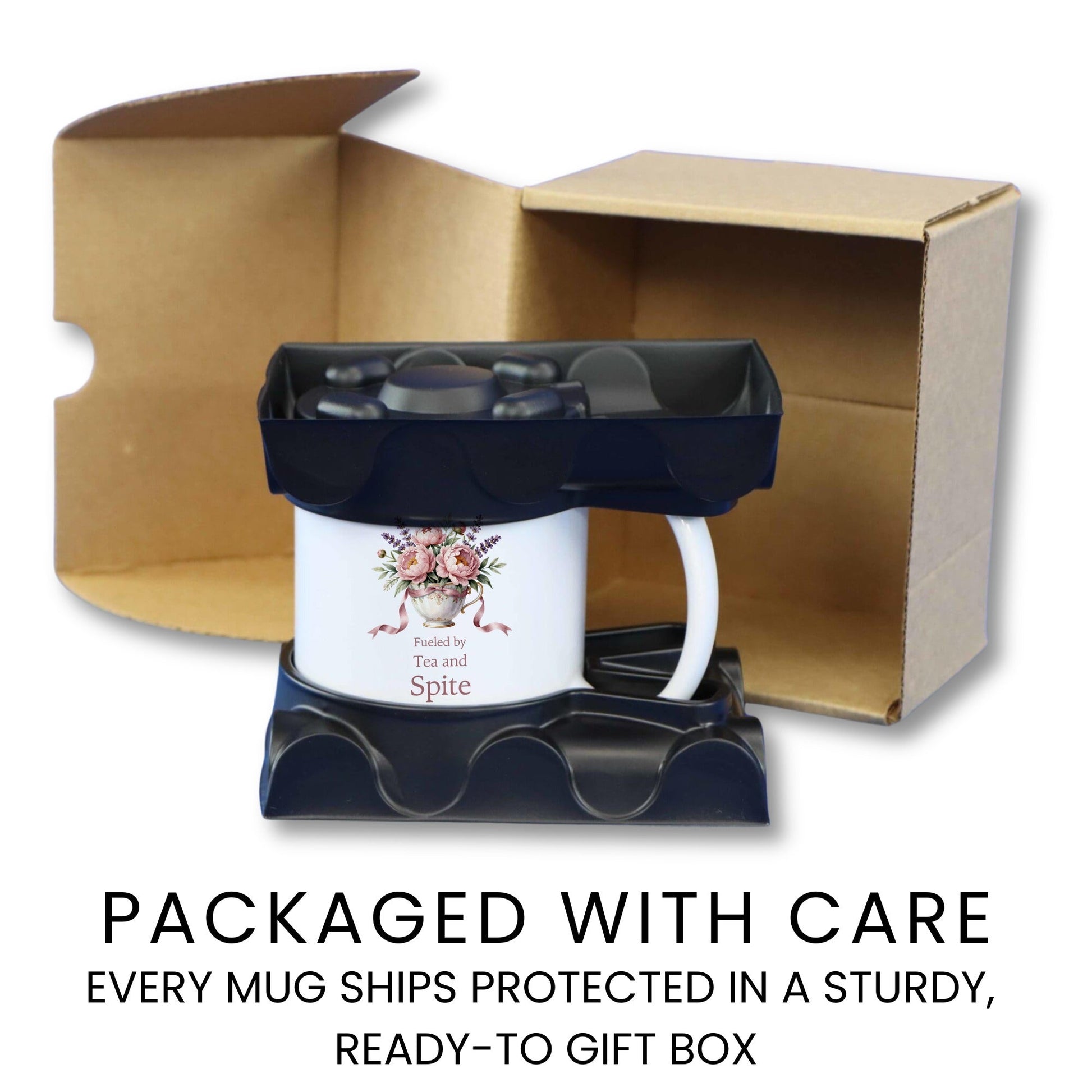Fueled by Tea and Spite Mug - lifestyle photo