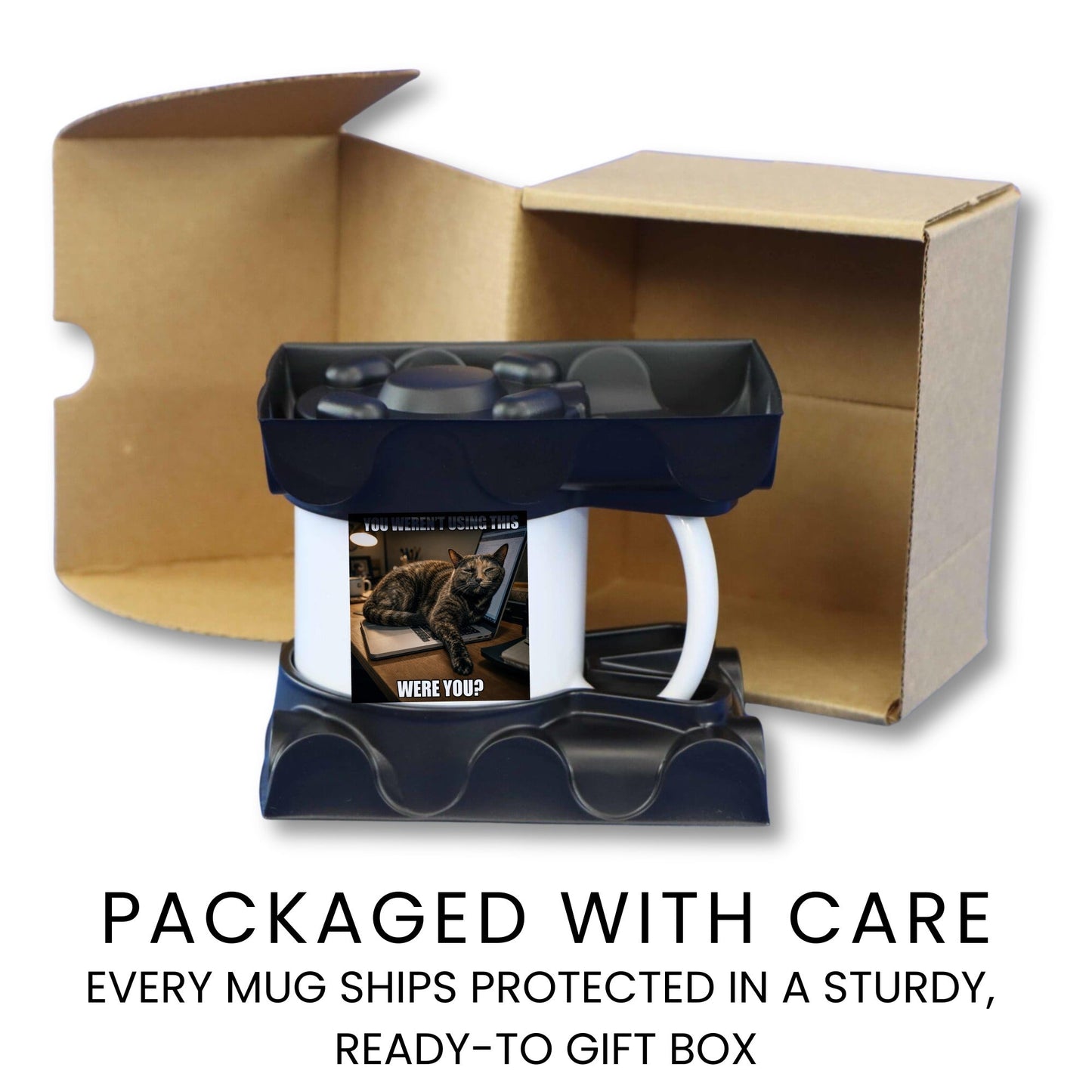 You werent using this tortoiseshell cat coffee mug
