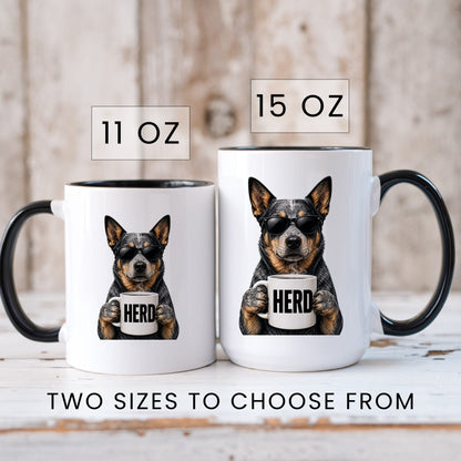Cattle Dog Herd coffee mug — sizes