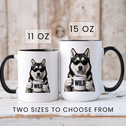 Husky Wild coffee mug — sizes