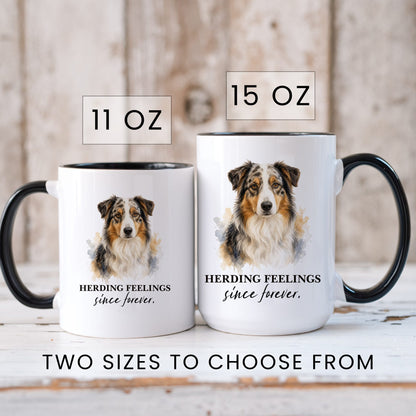 Herding Feelings Since Forever coffee mug — sizes