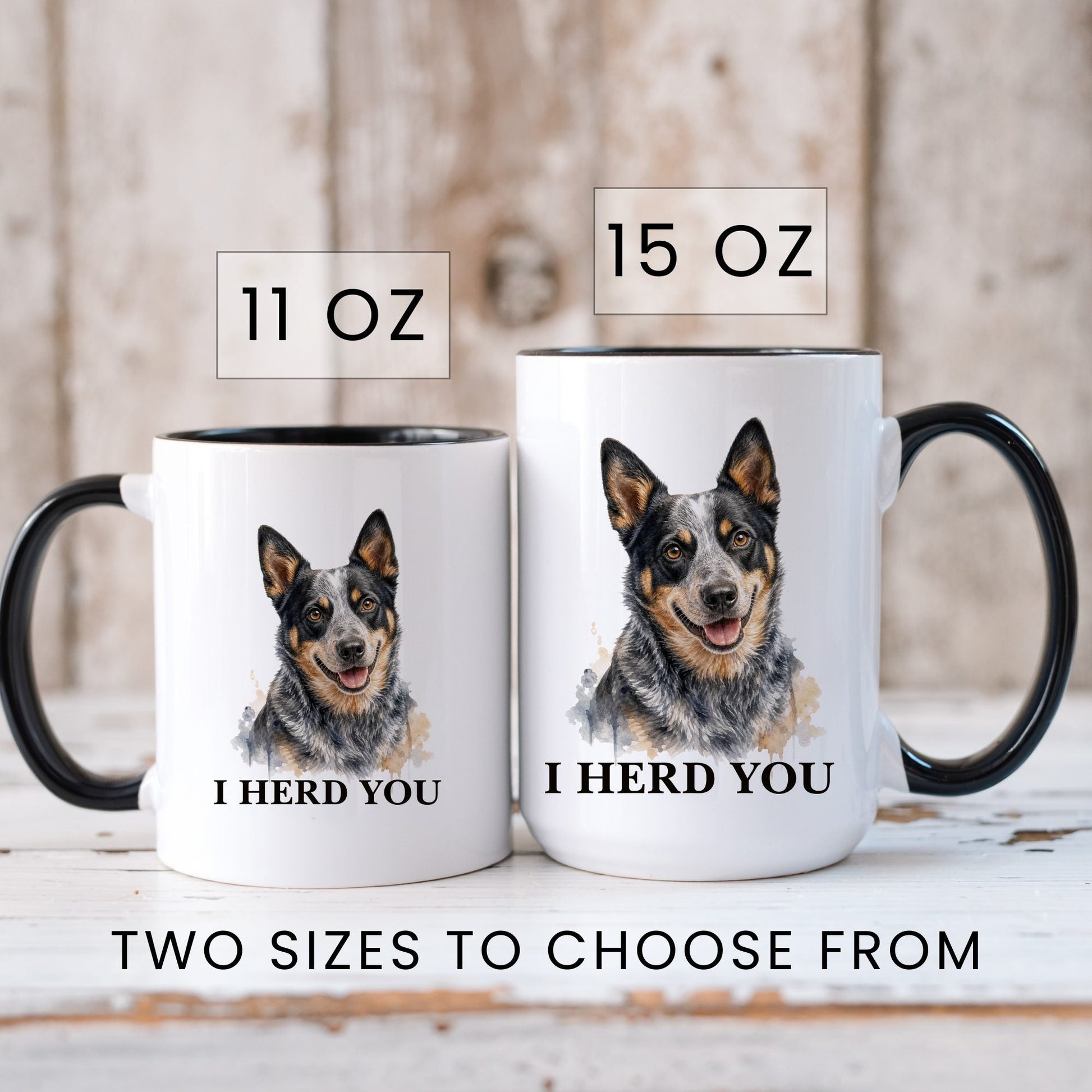 I Herd You coffee mug — sizes