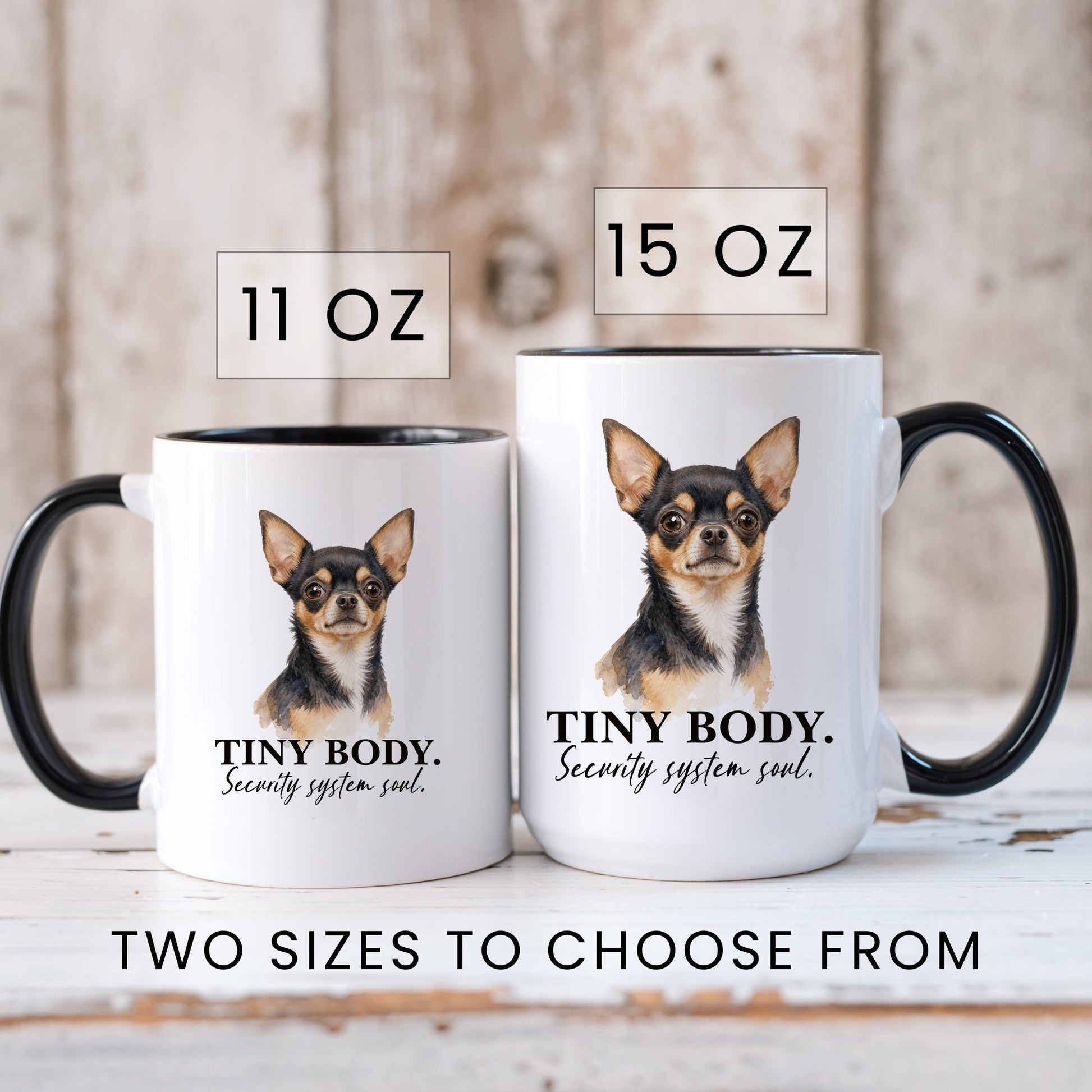 Tiny Body. Security System Soul coffee mug — sizes