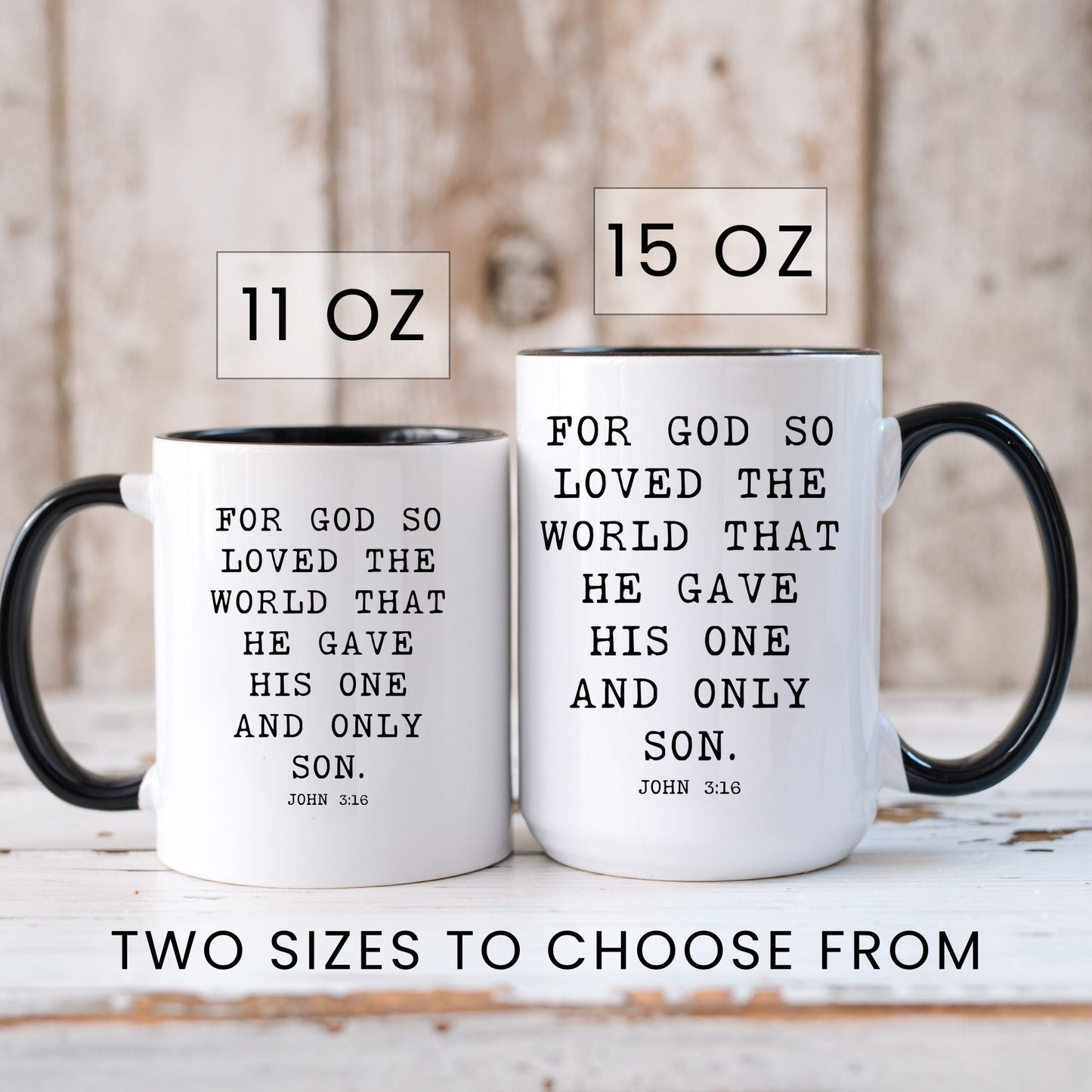Lifestyle Photo #6 For God So Loved the World Mug