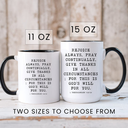 Lifestyle Photo #6 Rejoice Always Mug