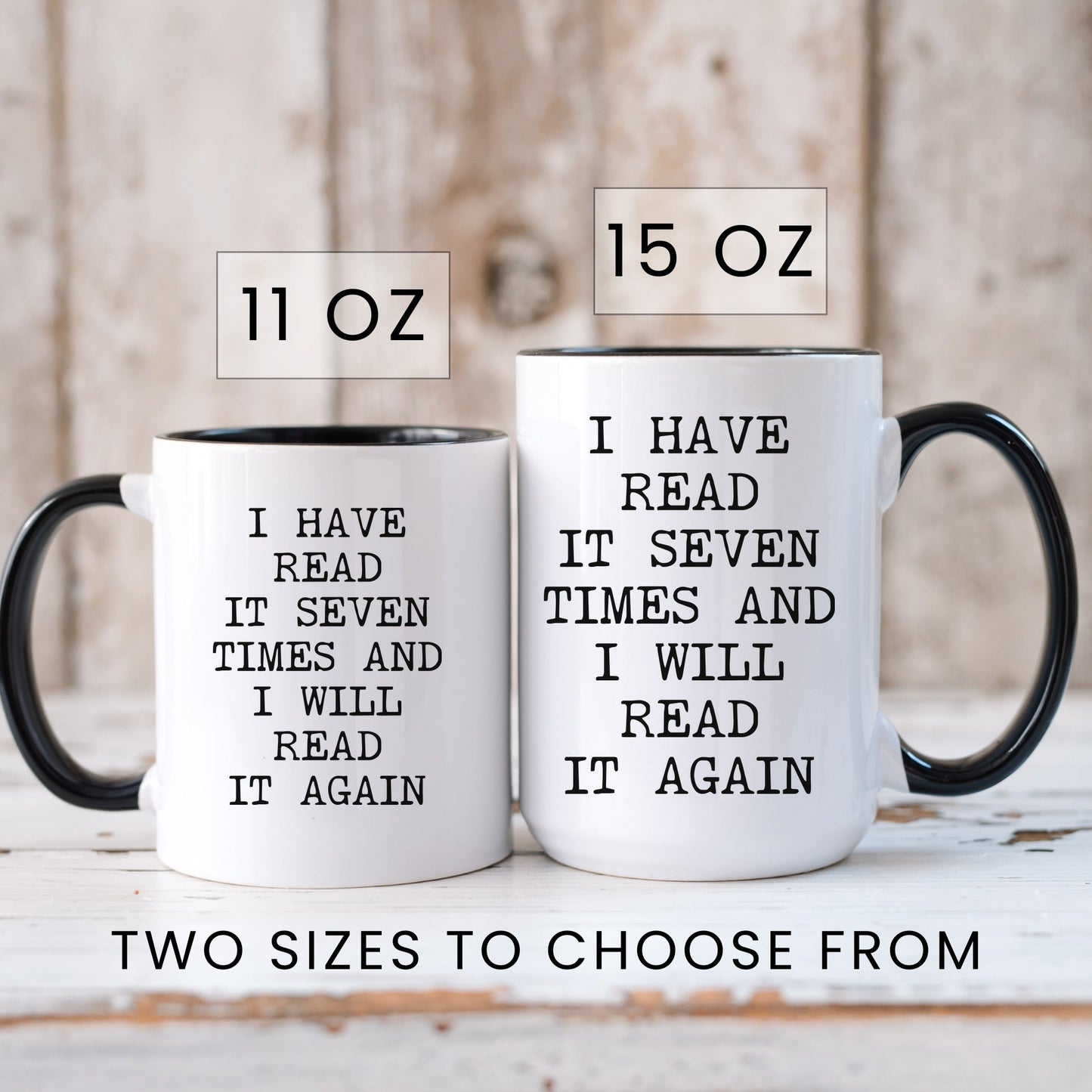 Lifestyle Photo #6 Read It Seven Times Mug